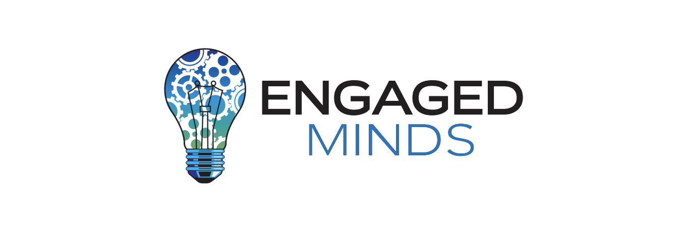 Engaged Minds Academy horizontal logo – virtual tutoring company for students in grades 3 through college